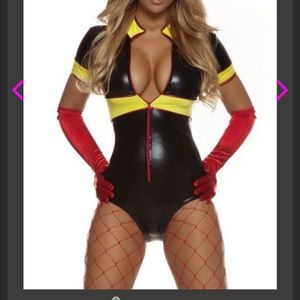 Sexy Firefighter 1 Piece Halloween Costume